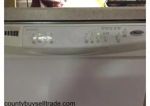 Whirlpool electric range and diswasher